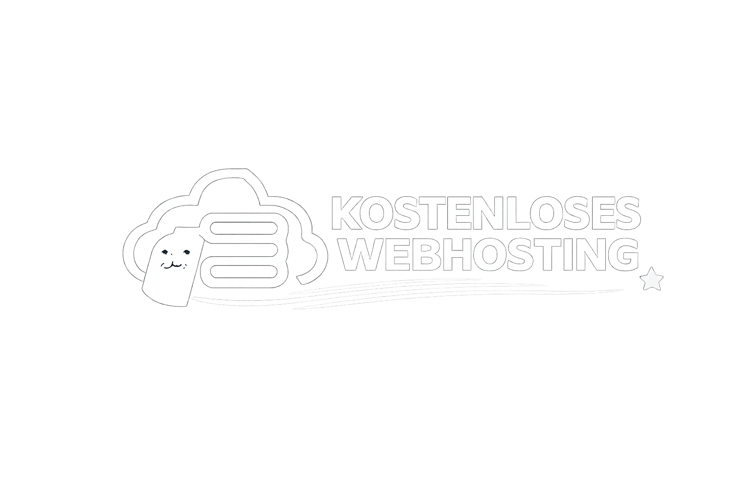 kostenloses webshosting transparant logo